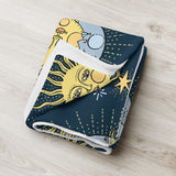 KUSCHELDECKE SONNE MOND UND STERNE