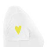 Frauen Bio-T-Shirt mit V-Ausschnitt von Stanley & Stella - weiß