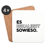 Untersetzer (4er-Set) - weiß