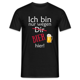 Männer T-Shirt - Schwarz