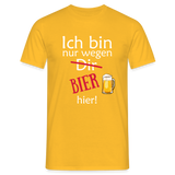 Männer T-Shirt - Gelb