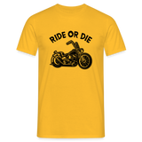 Männer T-Shirt - Gelb