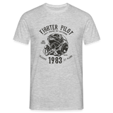 Männer T-Shirt - Grau meliert