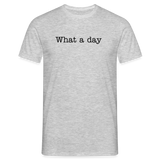 Männer T-Shirt - Grau meliert