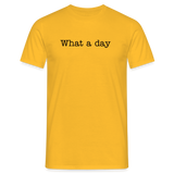 Männer T-Shirt - Gelb