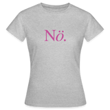Frauen T-Shirt - Grau meliert