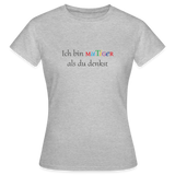 Frauen T-Shirt - Grau meliert