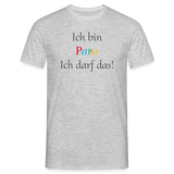 Männer T-Shirt - Grau meliert