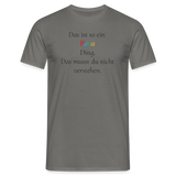 Männer T-Shirt - Graphit