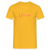 Männer T-Shirt - Gelb