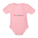 Baby Bio-Kurzarm-Body - Hellrosa