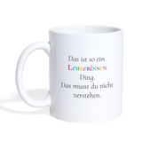 Tasse - weiß