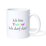 Tasse Yvonne - weiß