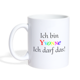 Tasse Yvonne - weiß