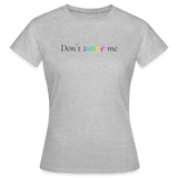 Frauen T-Shirt - Grau meliert