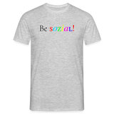 Männer T-Shirt - Grau meliert