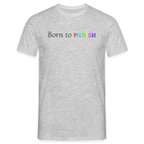 Männer T-Shirt - Grau meliert